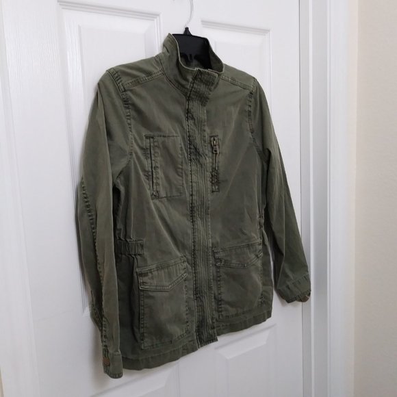 Sonoma Olive Green Utility Jacket Size S - Picture 13 of 13
